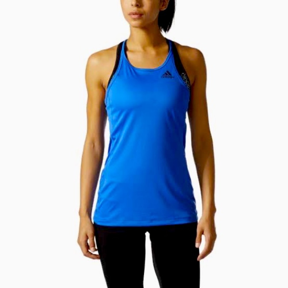 Adidas Originals BVD Sports Performance Step Up Women's Training Tank Top Blue